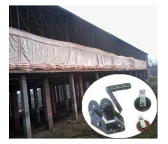 Curtain Winching System Equipments